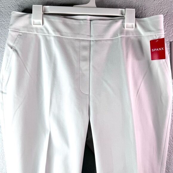 New! Spanx On the Go Ankle Pull On Slim Straight Classic White Plus - Picture 5 of 13